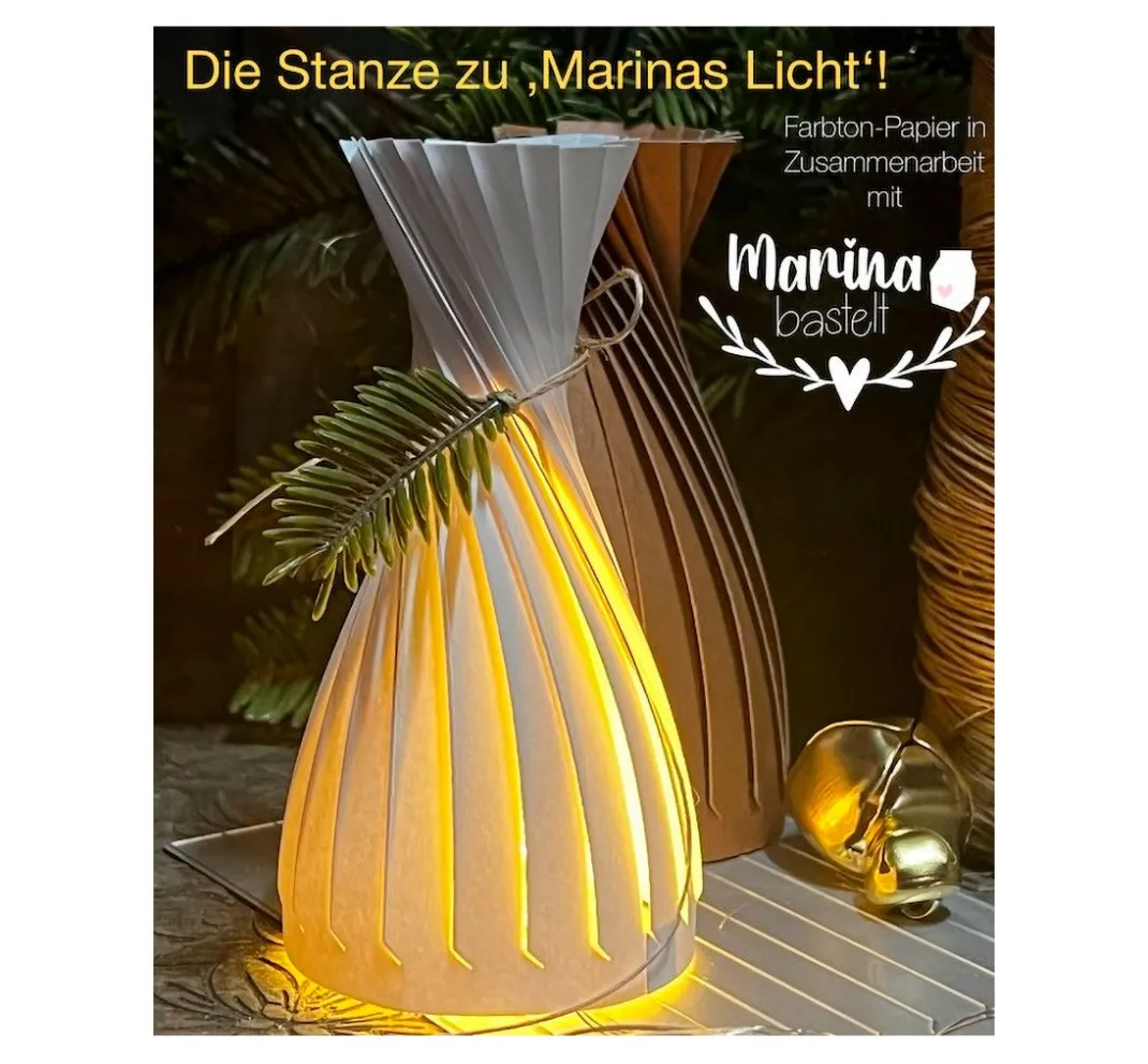 FarbTon Papier Stanz- & Prägemaschinen|Schablonen>Stanzschablone "Marinas Licht"