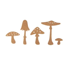 Rayher Stanz- & Prägemaschinen|Schablonen>Stanzschablone "Pilze"