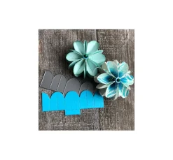 FarbTon Papier Stanz- & Prägemaschinen|Schablonen>Stanzschablone-Faltblumen "S"