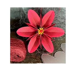 FarbTon Papier Stanz- & Prägemaschinen|Schablonen>Stanzschablone-Faltblumen "L"