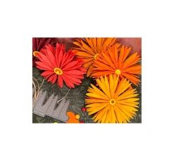 FarbTon Papier Stanz- & Prägemaschinen|Schablonen>Stanzschablonen-Faltblume "Daisy"