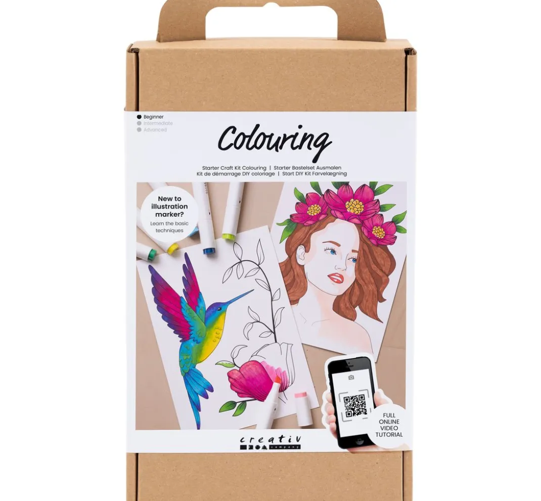 creativ company Farbsets>Starterset Ausmalen "Zeichenmarker"