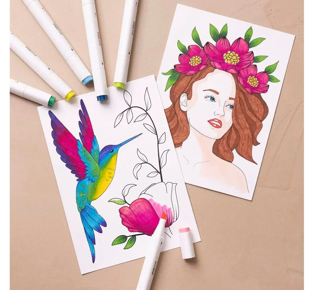 creativ company Farbsets>Starterset Ausmalen "Zeichenmarker"