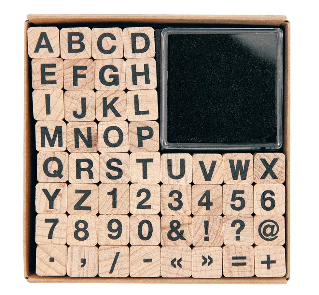 Rico Design Stempel & Zubehör|Kartengestaltung>Stempelset "ABC & Zahlen"