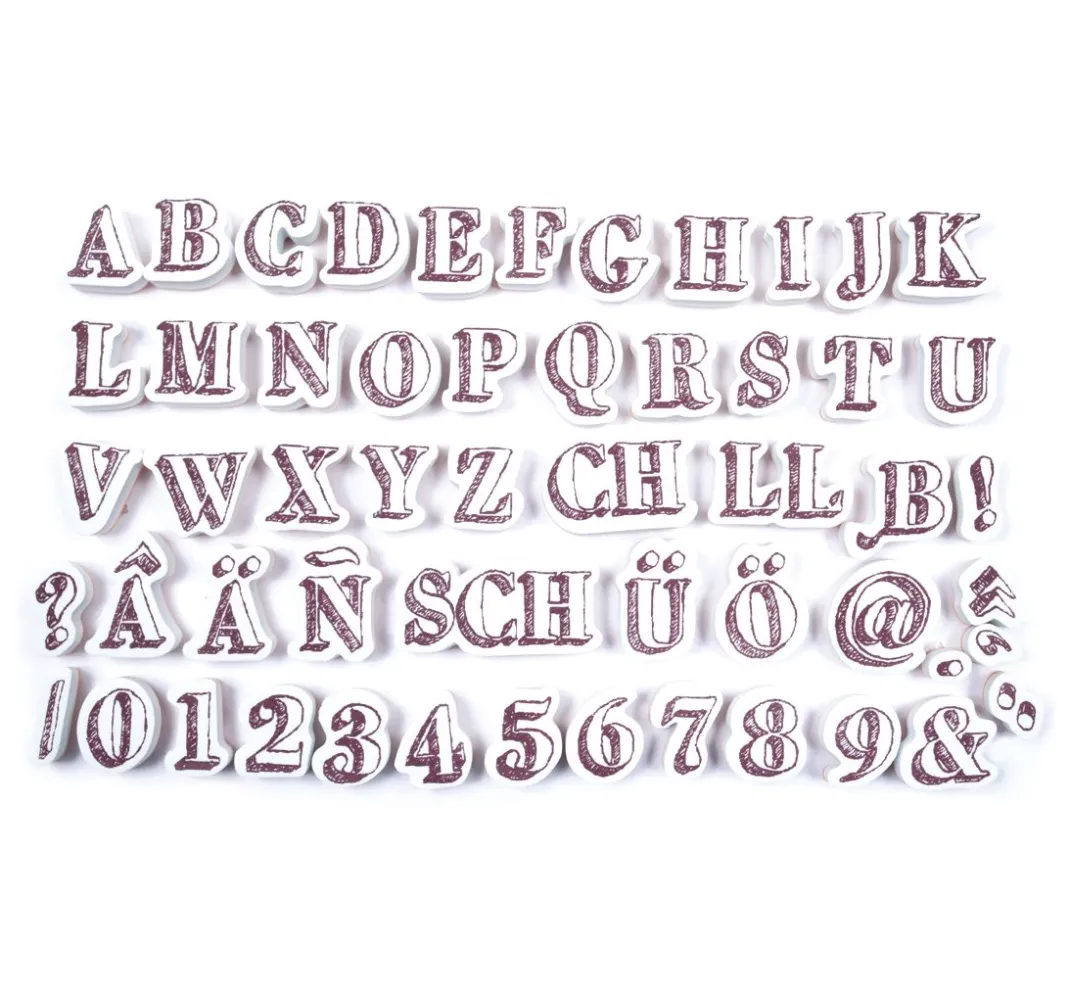 Kinder Aladine Weiteres Malzubehör|Weiteres>Stempel-Set "Alphabet"