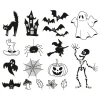 Heyda Stempel & Zubehör|Kartengestaltung>Stempel-Set "Halloween"