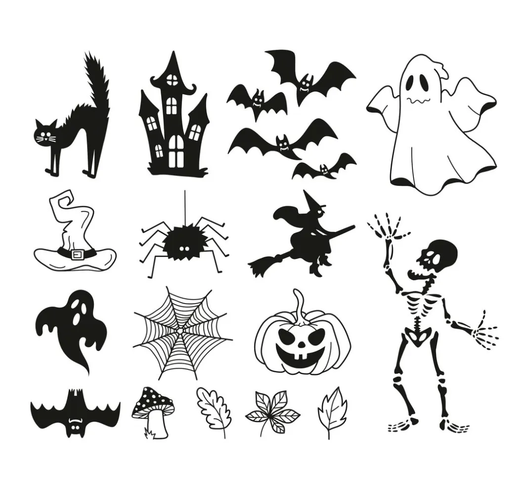 Heyda Stempel & Zubehör|Kartengestaltung>Stempel-Set "Halloween"