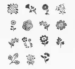Rico Design Stempel & Zubehör|Kartengestaltung>Stempel-Set "Nature"