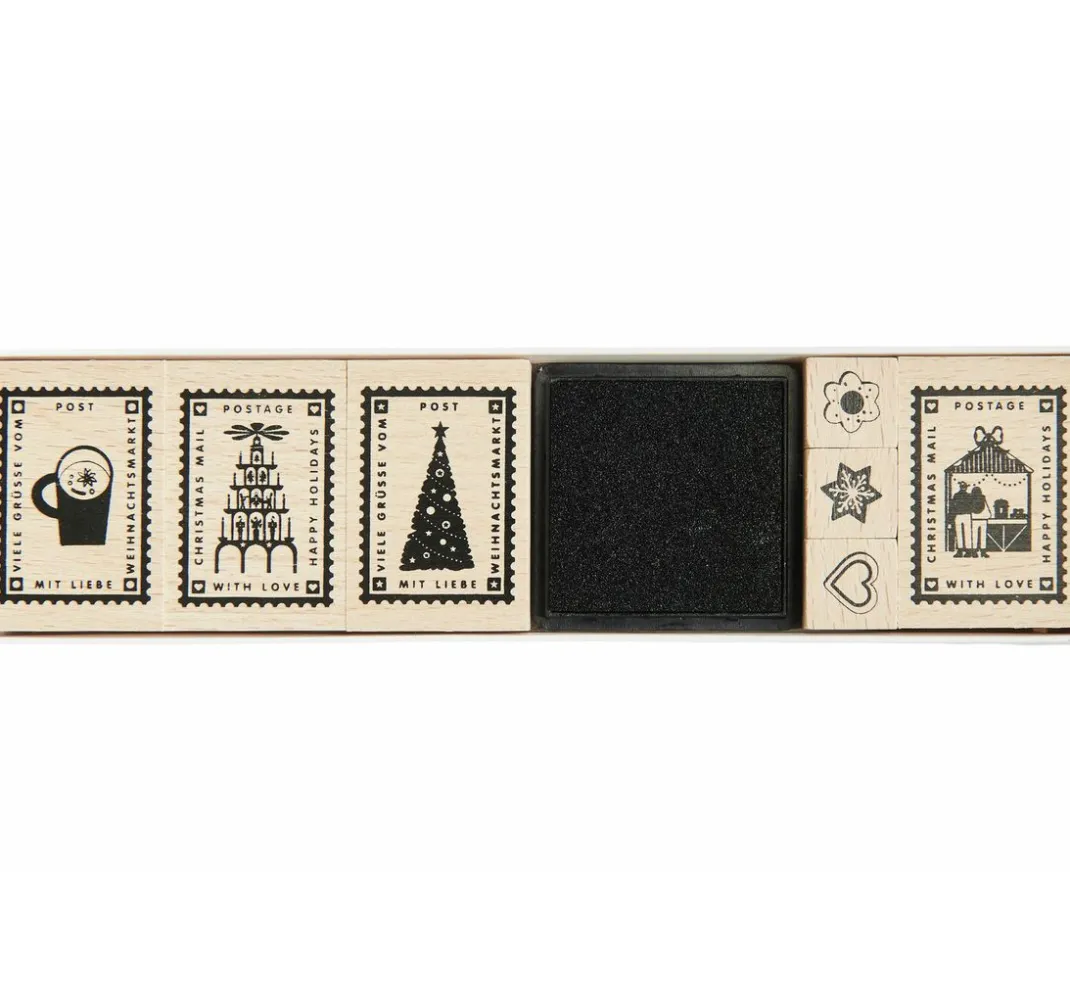 Rico Design Scrapbooking|Kartengestaltung>Stempel-Set "Weihnachtspost"
