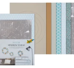 folia Papier-Bastelsets>Sternenkranz-Bastelset "Natural"