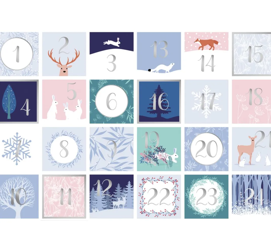 Artemio Scrapbooking|Kartengestaltung>Sticker Adventszahlen "Winterzauber"