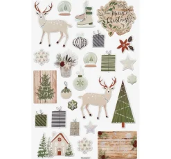 HobbyFun Scrapbooking|Kartengestaltung>Sticker "Happy Holidays"