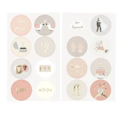 Rico Design Sticker & Klebebänder|Kartengestaltung>Sticker "Hochzeit", mit Goldfolie
