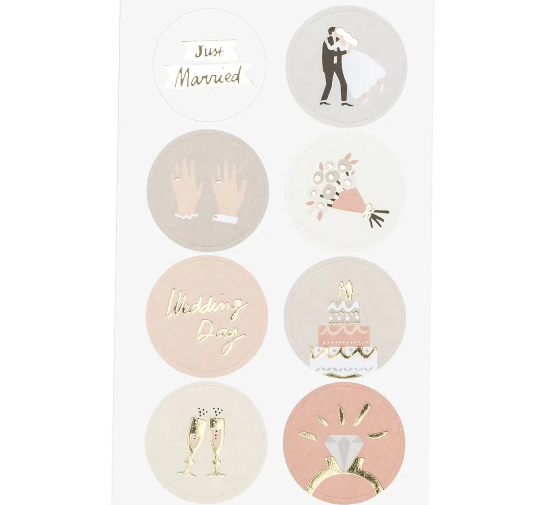 Rico Design Sticker & Klebebänder|Kartengestaltung>Sticker "Hochzeit", mit Goldfolie