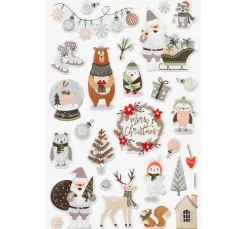 HobbyFun Scrapbooking|Kartengestaltung>Sticker "Merry Christmas"