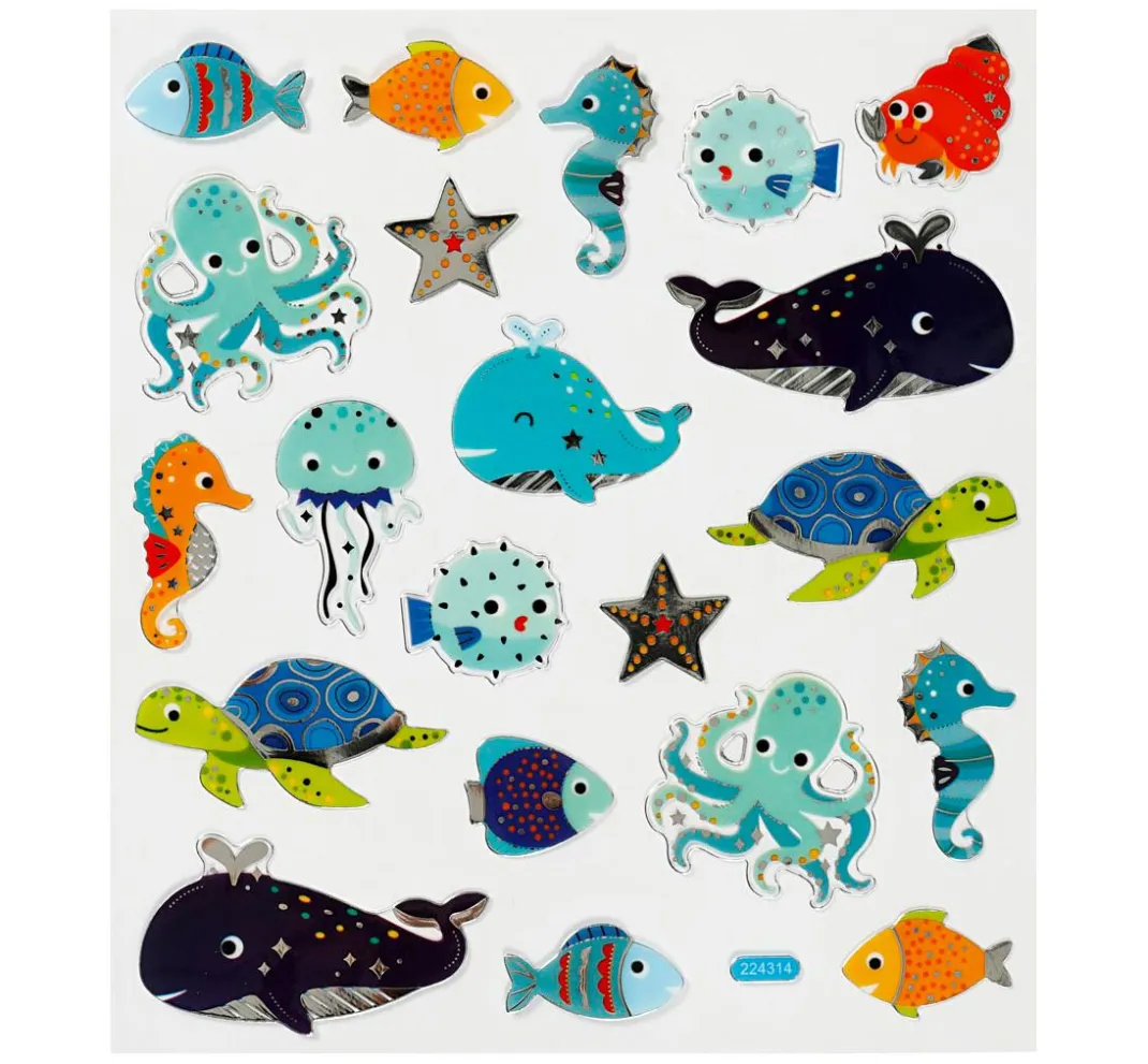 creativ company Sticker & Klebebänder|Kartengestaltung>Sticker "Ocean Life"