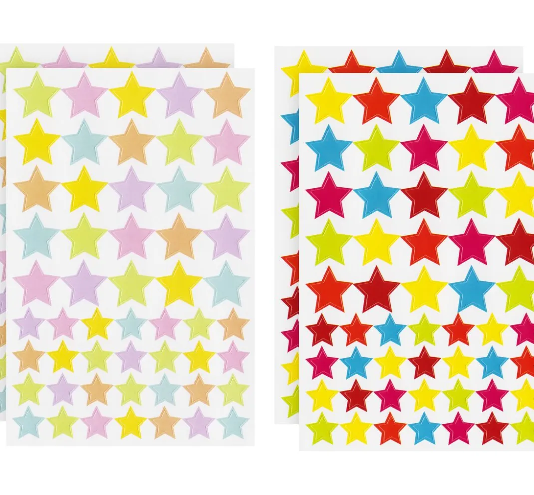maildor Scrapbooking|Kartengestaltung>Sticker "Sterne bunt"
