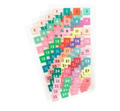 Rico Design Bullet Journal|Sticker & Klebebänder>Sticker "Zahlen 0-31", 4 Blatt