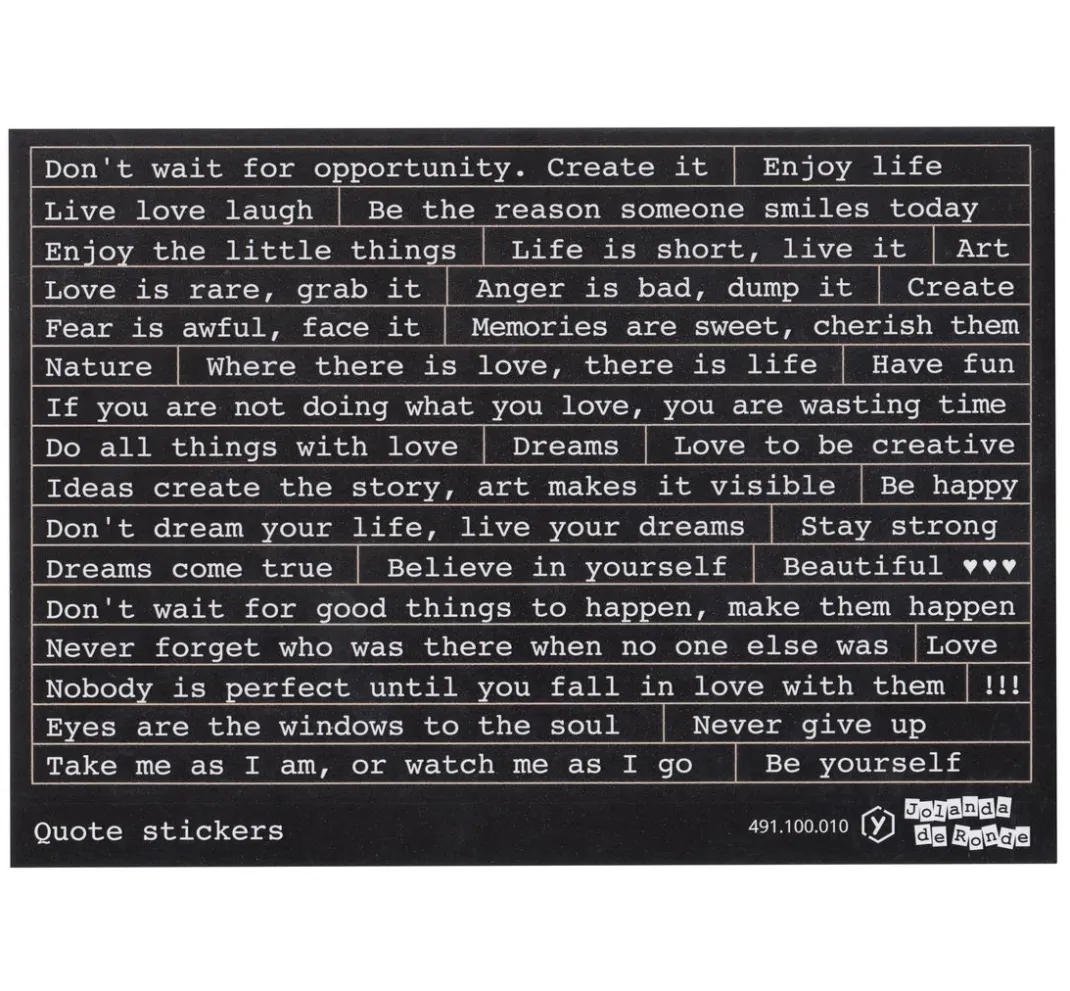 Pronty Crafts Sticker & Klebebänder|Kartengestaltung>Sticker "Zitate", A5
