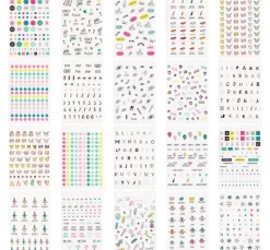 Rico Design Bullet Journal|Sticker & Klebebänder>Stickerbuch "Super Cool Stickers"
