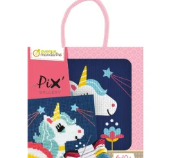 Kinder My Mandarine Handarbeit-Sets|Sticken>Stickset Pix' Gallery "Einhorn"