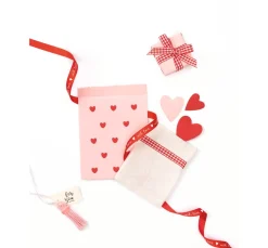 folia Sets|Deko-, Motiv- & Schmuckband>Stoffbänder-Mix "Rosy Love"