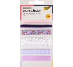 folia Sets|Bänder>Stoffbänder-Mix "Sweet Bouquet"