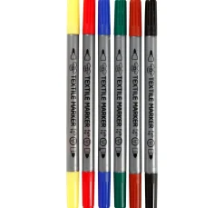 Kinder creativ company Stifte & Marker|Textil-Design>Stoffmalstifte "Standard-Farben"