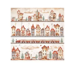 Stamperia Stoff Zum Basteln|Stoffpakete>Stoffpaket "Gear up for Christmas"
