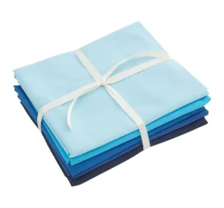 stafil Patchwork|Weihnachtsstoffe>Stoffpaket Patchy Uni "Hellblau-Marine"