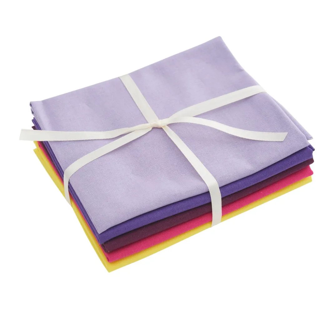 stafil Patchwork|Weihnachtsstoffe>Stoffpaket Patchy Uni "Lavendel-Beere"