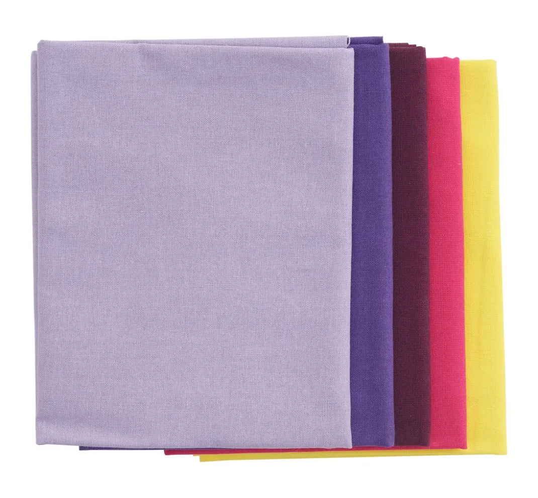stafil Patchwork|Weihnachtsstoffe>Stoffpaket Patchy Uni "Lavendel-Beere"