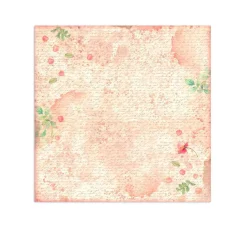 Stamperia Stoff Zum Basteln|Stoffpakete>Stoffpaket "Rose Parfum"
