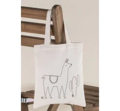 Rayher Textilien|Textil-Design>Stofftasche "Lama"