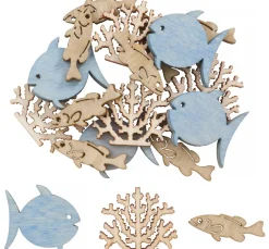 Rayher Streuteile|Scrapbooking>Streuteile Fisch und Koralle "Koffi"