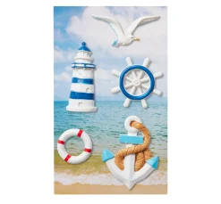 HobbyFun Streuteile|Scrapbooking>Streuteile Maritim "Sellin", mit Klebepunkt