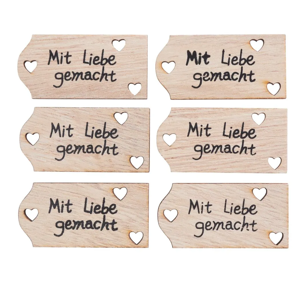 ohne Marke Streuteile|Anhänger>Streuteile "Mit Liebe gemacht"
