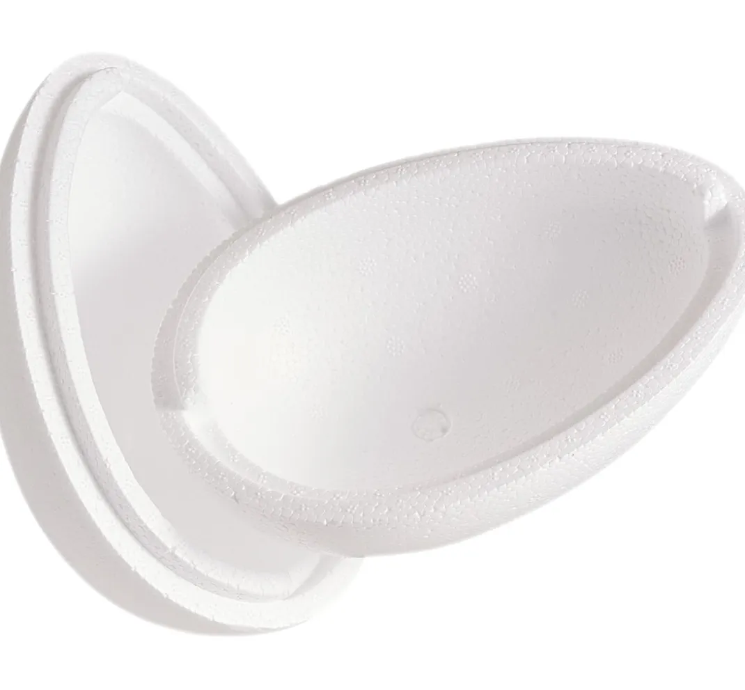 VBS Paillettentechnik|Styropor- Und Watteformen>Styroporei, 15,5 x 11 cm, 2-teilig
