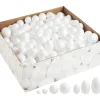 creativ company Styropor- Und Watteformen|Paillettentechnik>Styroporeier & Styroporkugel-Set, 550-tlg.