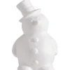 VBS Paillettentechnik|Styropor- Und Watteformen>Styroporform Schneemann mit Hut, 17 cm