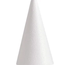 VBS Paillettentechnik|Styropor- Und Watteformen>Styroporkegel 12 cm