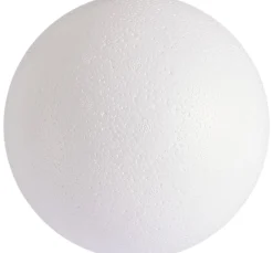 VBS Paillettentechnik|Styropor- Und Watteformen>Styroporkugel, Ø 15 cm, 2-teilig