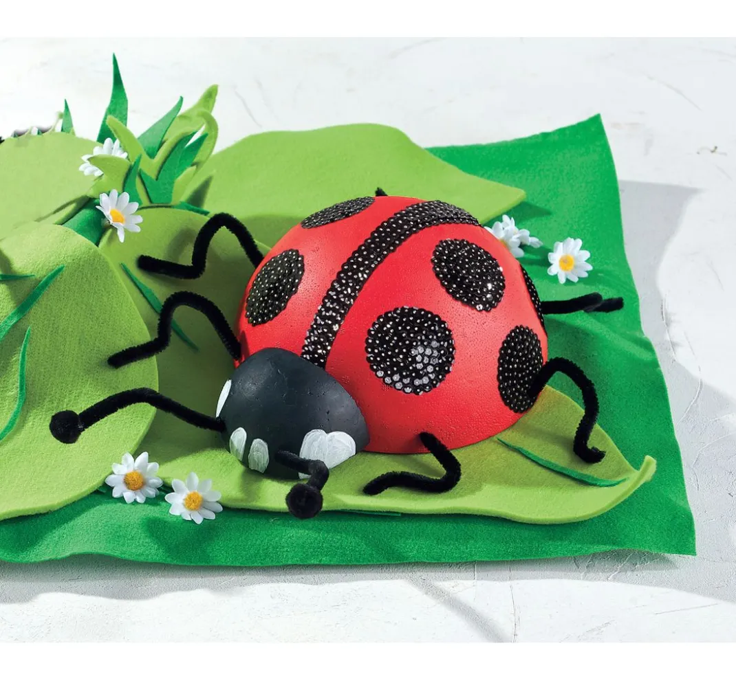 VBS Paillettentechnik|Styropor- Und Watteformen>Styroporkugel, Ø 20 cm, 2-teilig