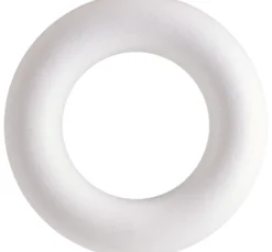 VBS Paillettentechnik|Diverse Materialien>Styroporring flach, (Römer), Ø 25 cm