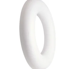 VBS Paillettentechnik|Diverse Materialien>Styroporring flach, (Römer), Ø 25 cm