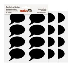 HobbyFun Kreidetafeln|Sticker & Klebebänder>Tafelfolien-Sticker "Sprechblase"