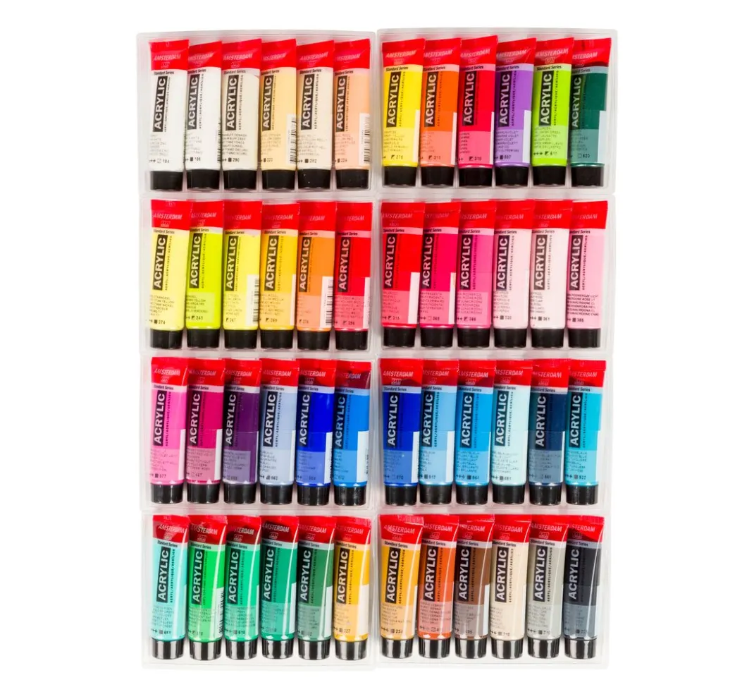 AMSTERDAM Künstlerfarbe>Talens Acrylfarben-Set "General Selection 48"