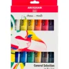 AMSTERDAM Künstlerfarbe>Talens Acrylfarben-Set "General Selection 12"