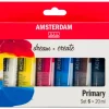 AMSTERDAM Künstlerfarbe>Talens Acrylfarben-Set "Primär"