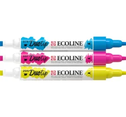 Talens Aquarell|Stifte>Ecoline Duotip "Primärfarben-Set"
